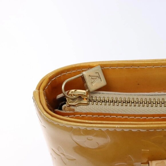 LOUIS VUITTON Monogram Vernis Houston Hand Bag Beige - Picture 11 of 15